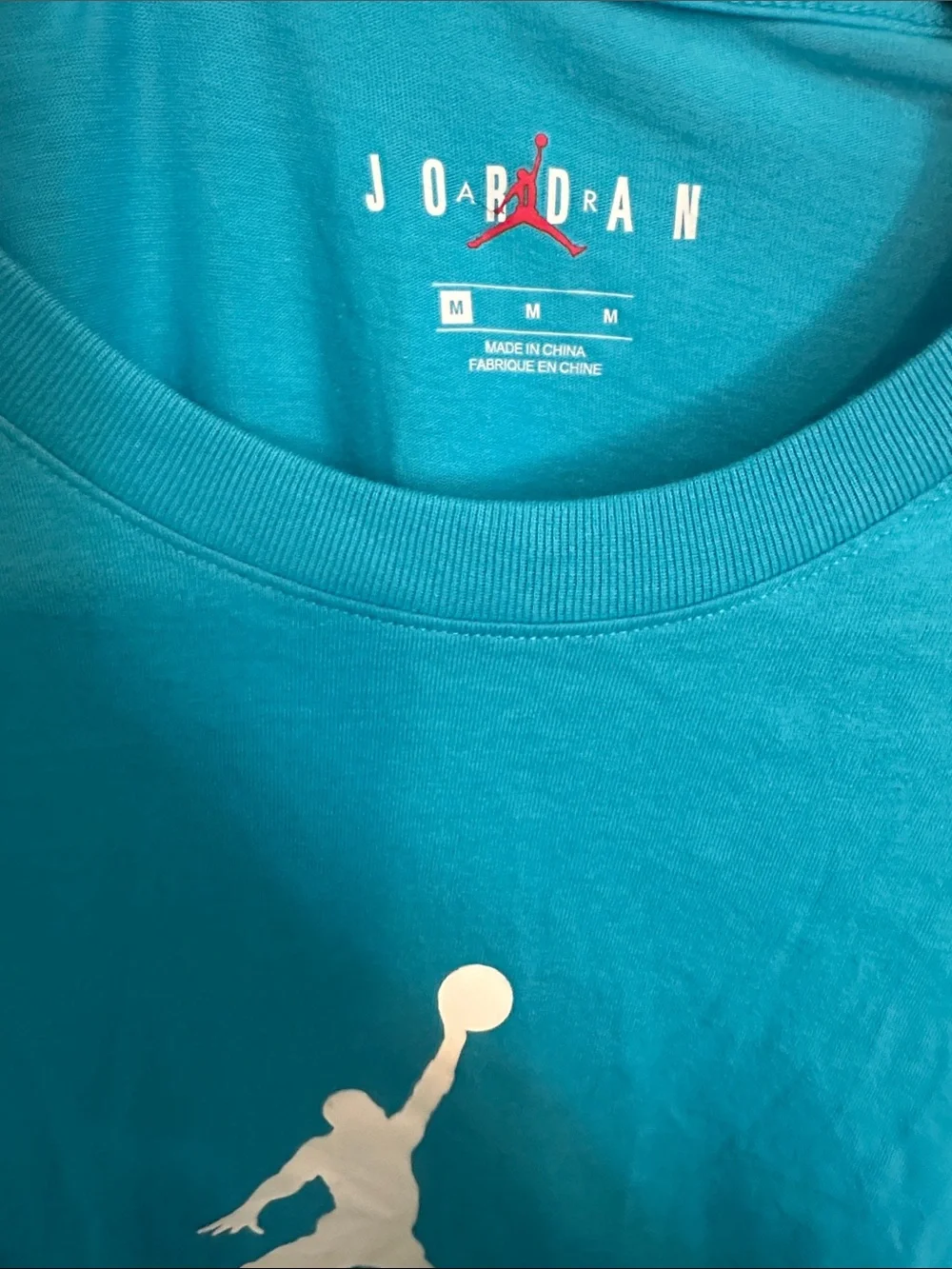 Jordan teal wear jumpman