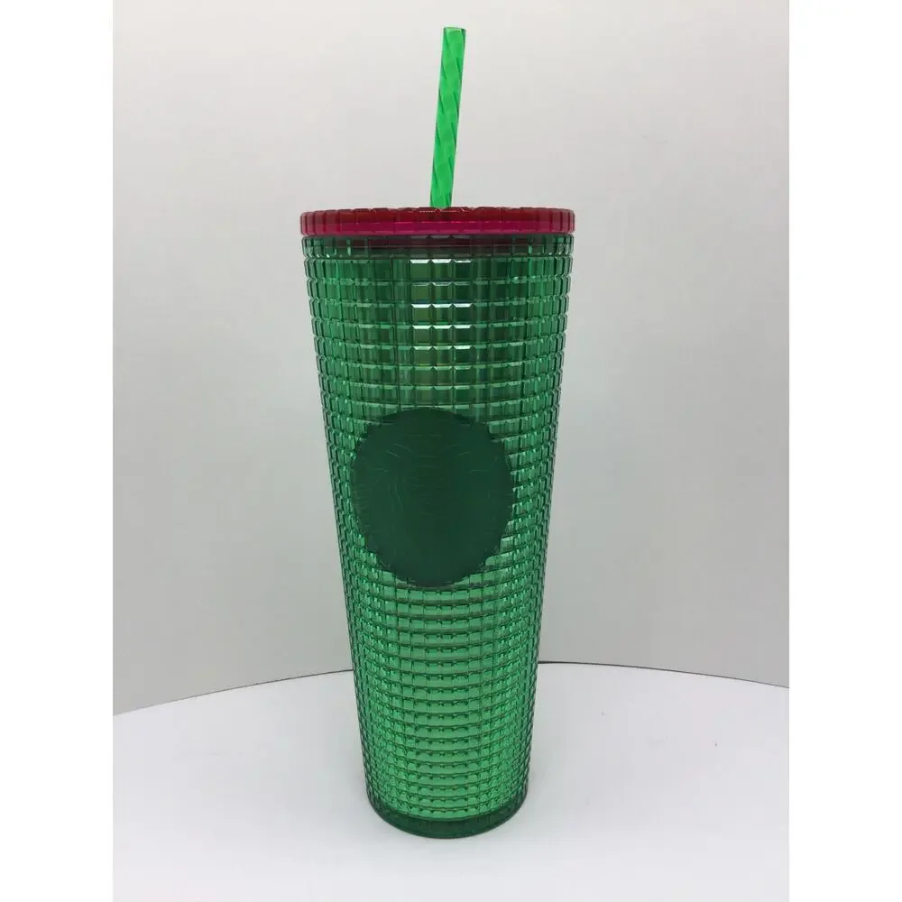 Starbucks Spring 2023 Watermelon Grid Cold Tumbler Cup