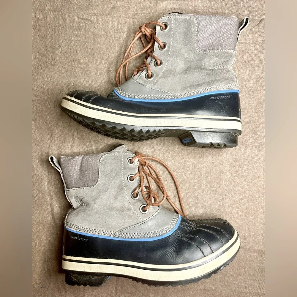 Sorel 'Slimpack II' Waterproof Snow Ski Winter Boots Youth Size 5 Hiking