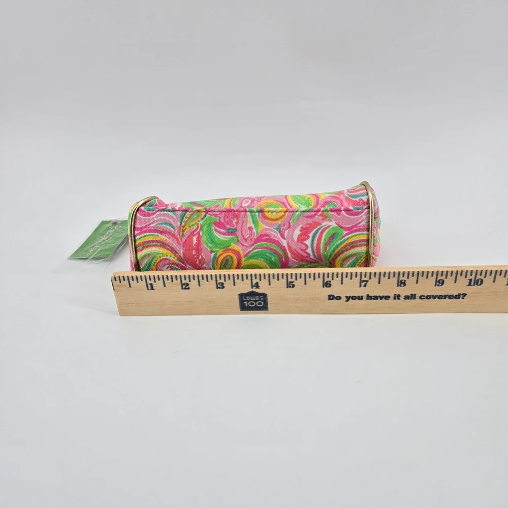 Lilly Pulitzer Colony Cosmetic Bag Womens Flamingo Paisley MSRP $48 NWT