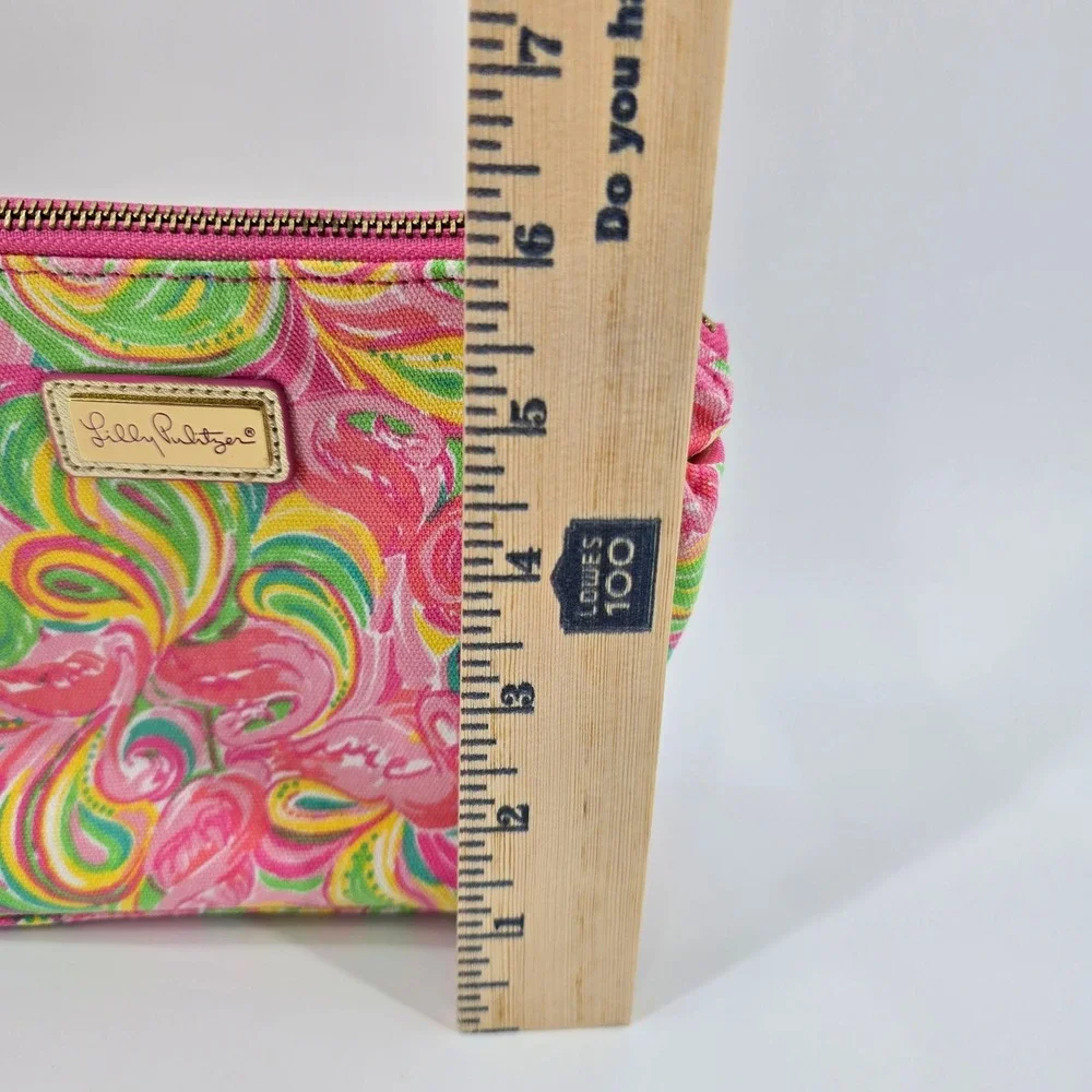 Lilly Pulitzer Colony Cosmetic Bag Womens Flamingo Paisley MSRP $48 NWT