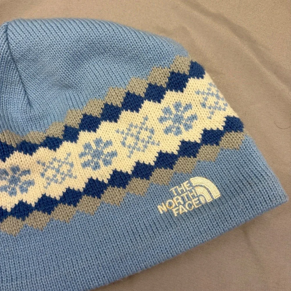 The North Face design acrylic blue