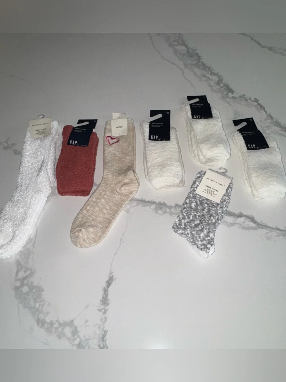 Cozy Fall or Winter Women’s Socks, Bundle of 7