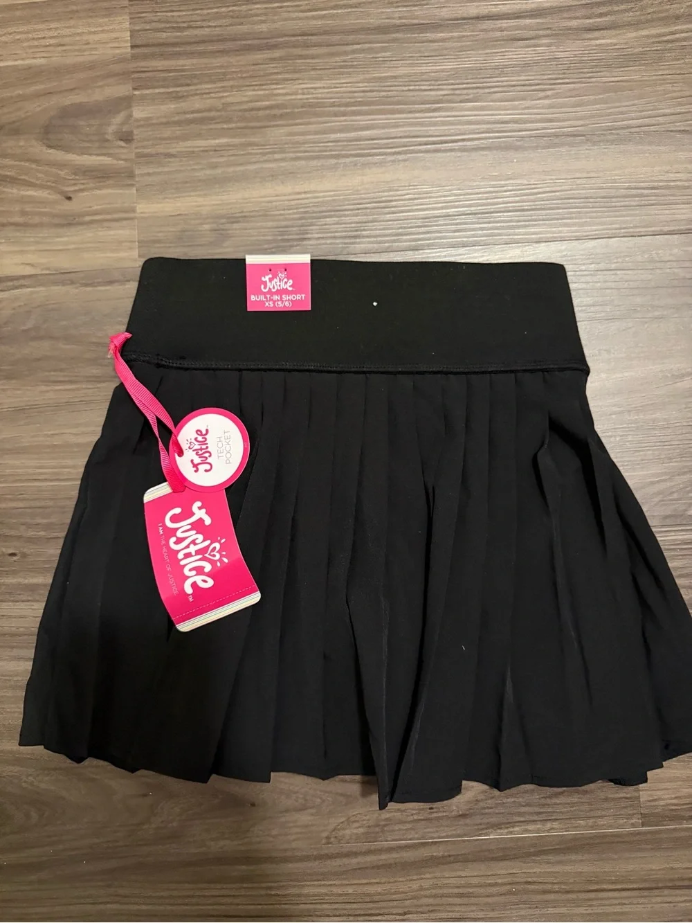 Justice girls black