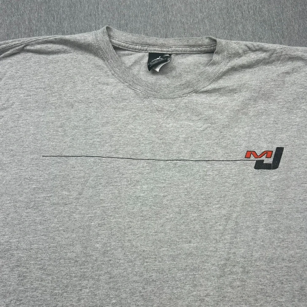 Michael Jordan MJ Air Jordan Jumpman Long Sleeve Shirt Mens XL Gray USA
