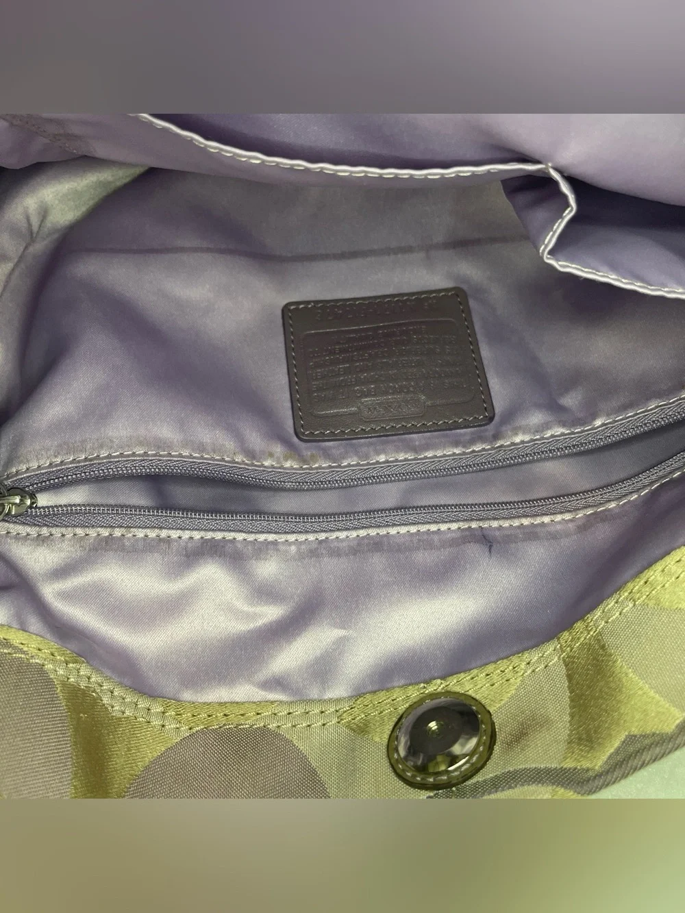 Coach Penlope Optic Signature Hobo Shoulder Bag