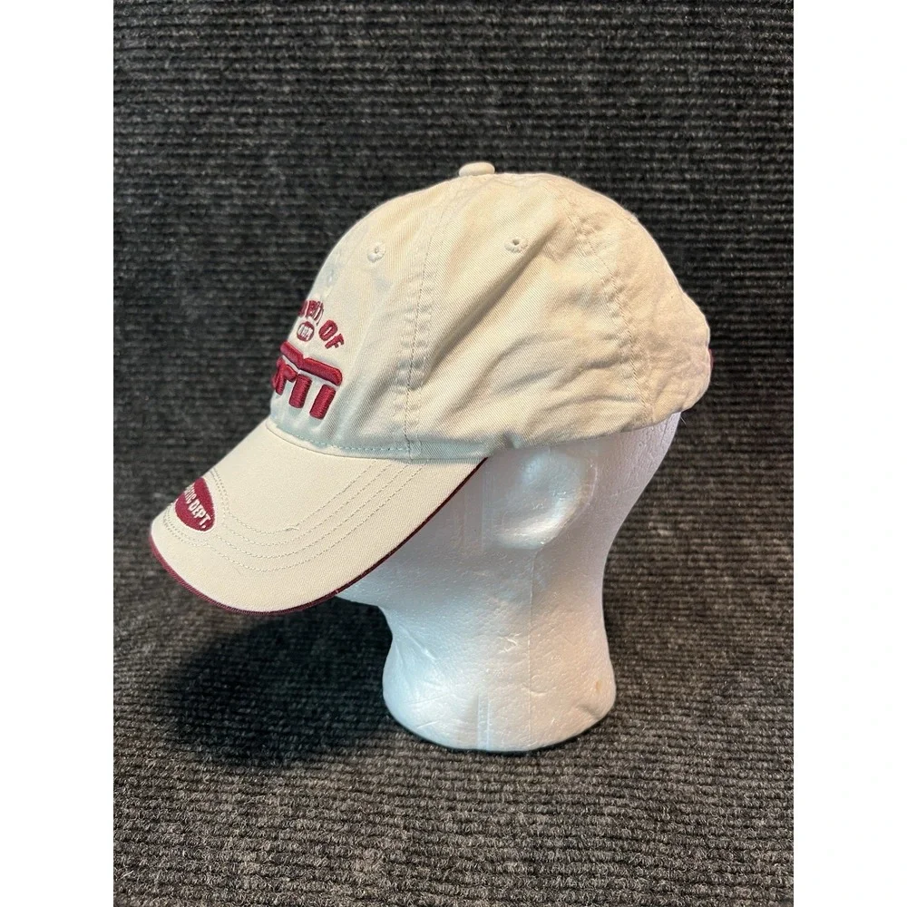 Property of ESPN Athletic Dept - Beige Adjustable Strap Hat - Dad Hat Y2K Street
