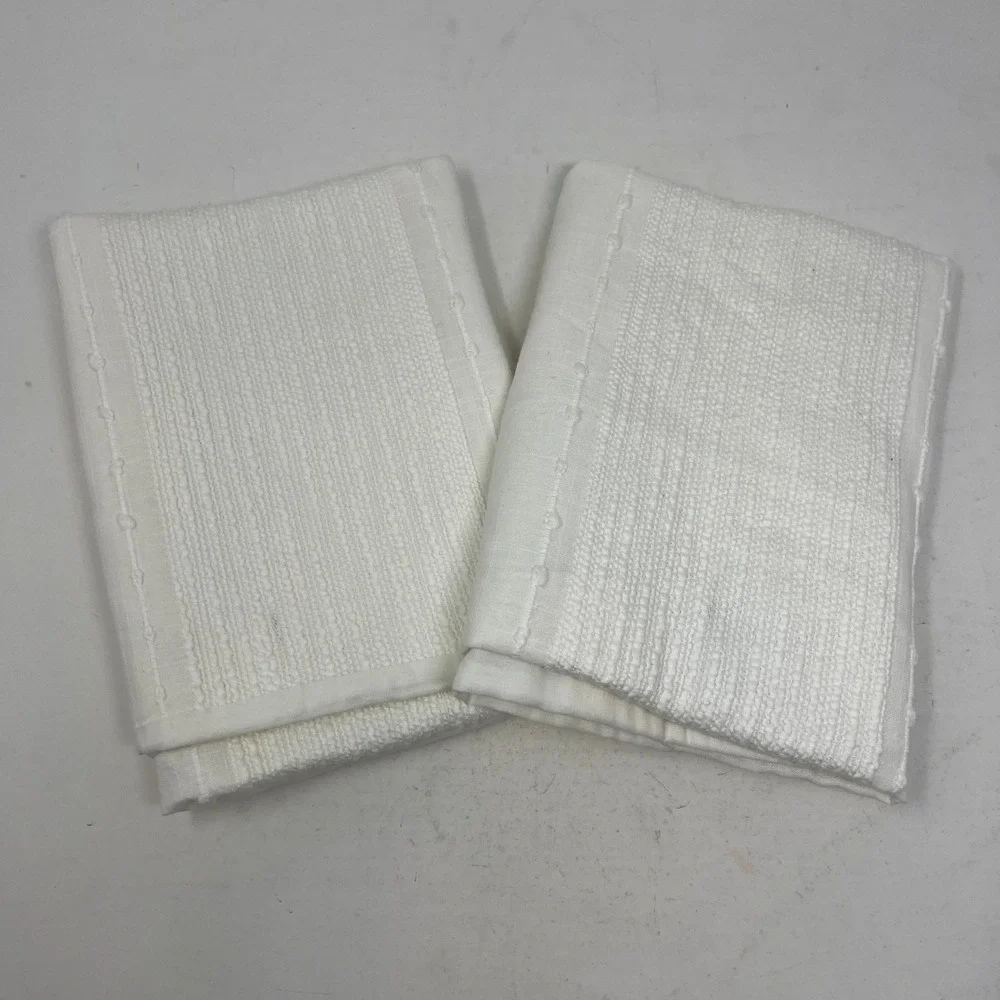 Hearth & Hand with Magnolia King Pillowcase Set White Textured Dobby Stripe 2pc