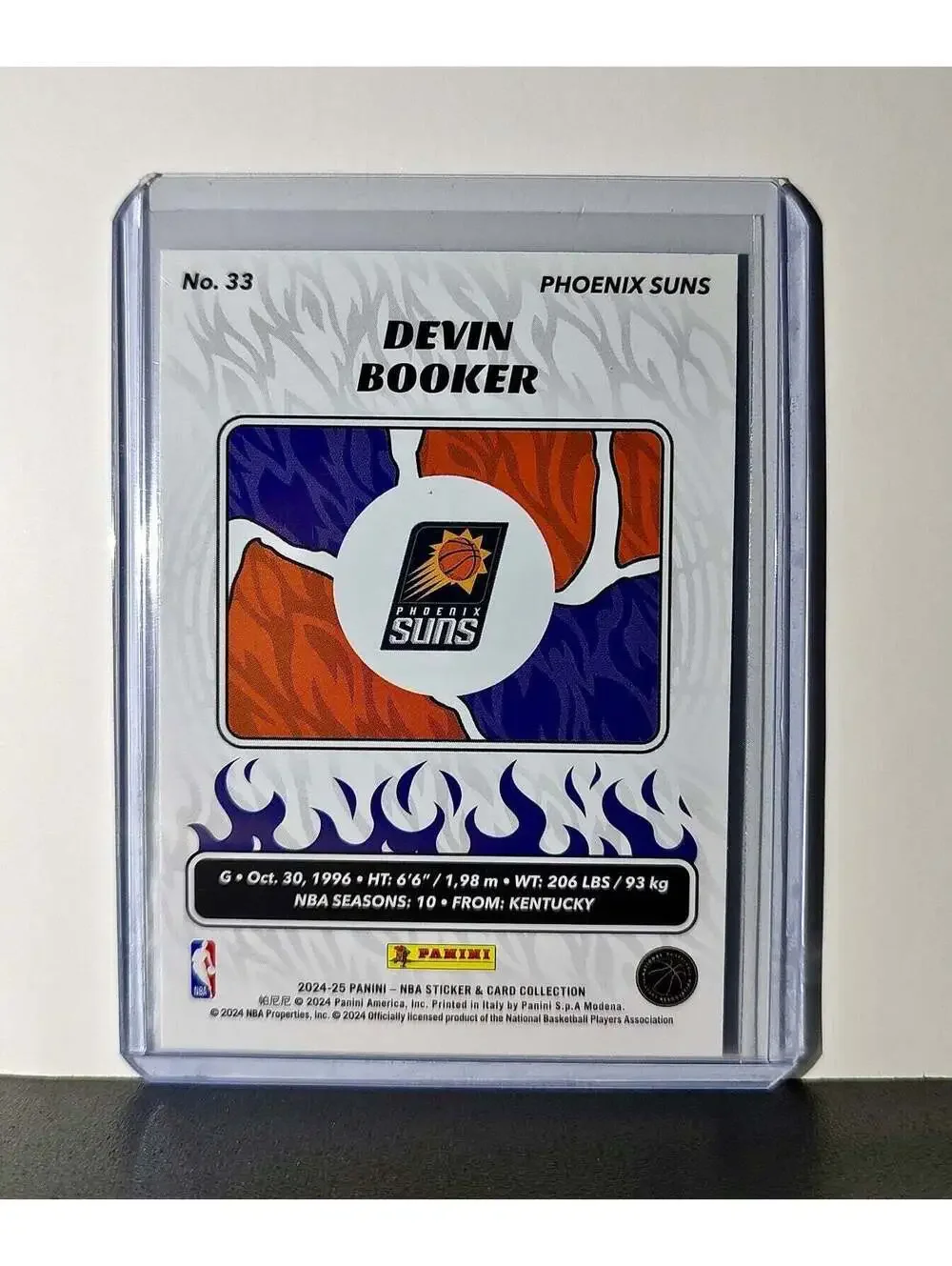 Devin Booker 2024-25 Panini NBA #33 Sticker Card Phoenix Suns