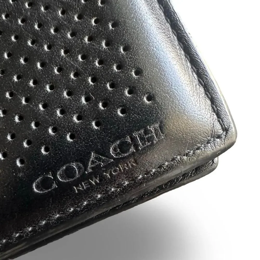 Coach men perforated