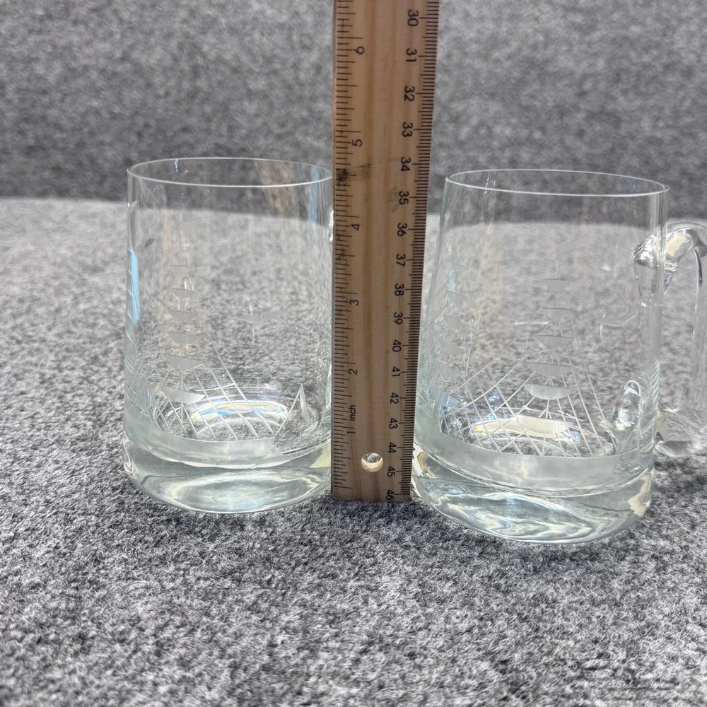 Unbranded etched glass