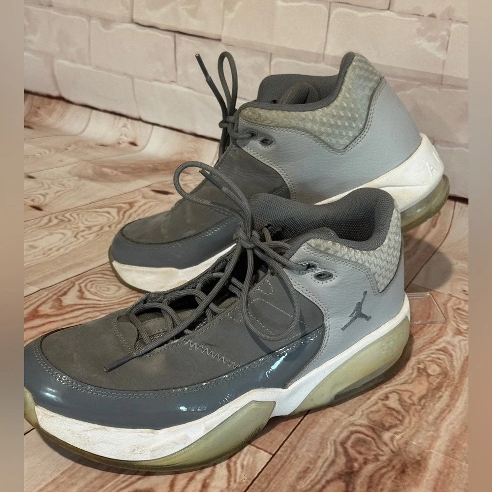 Jordan Flight Club‎ 91 Men's Size 8.5 Gray Leather Basketball Shoes CZ4167 005