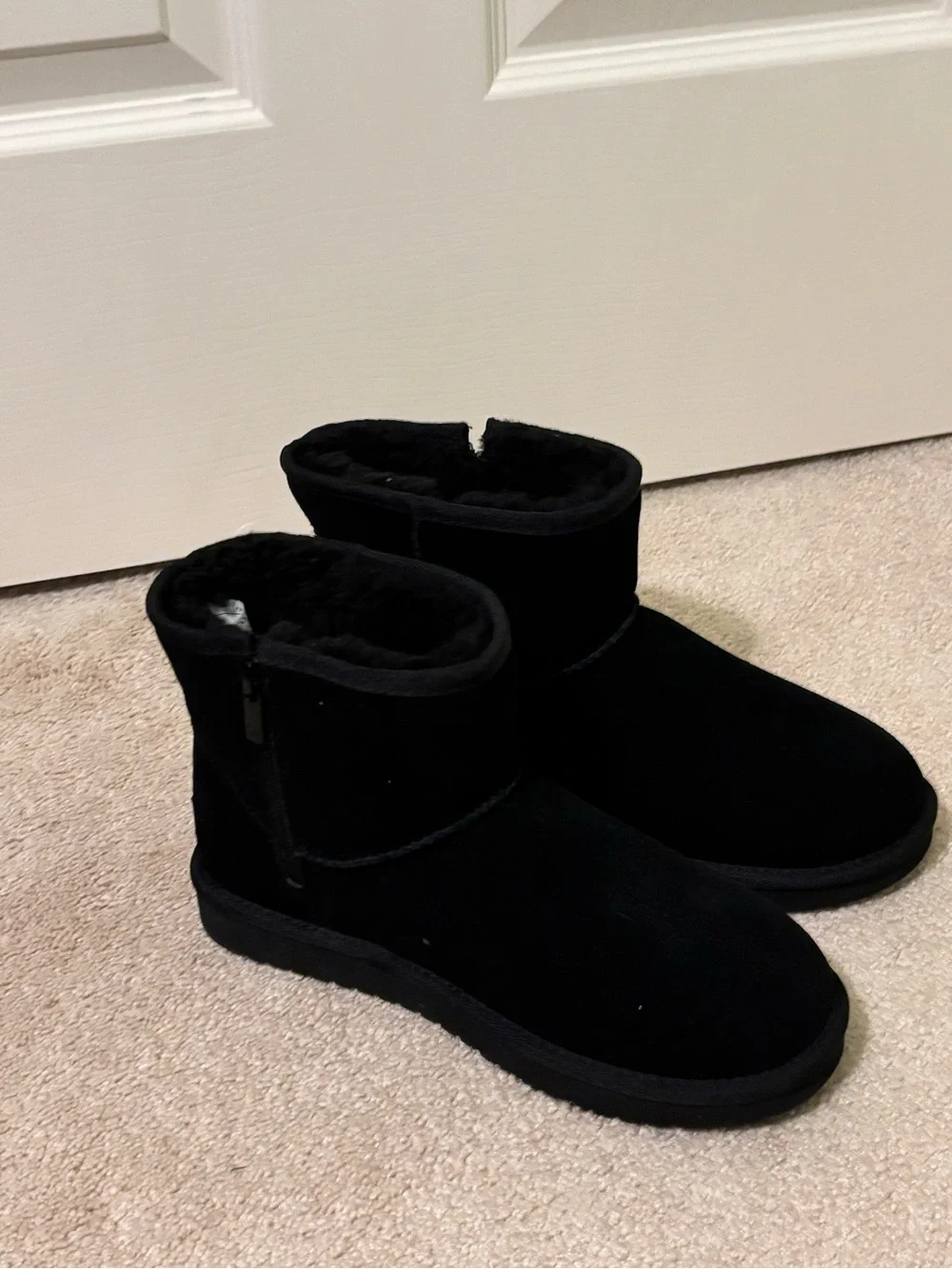 Koolaburra Black Koola Mini Ankle Boots