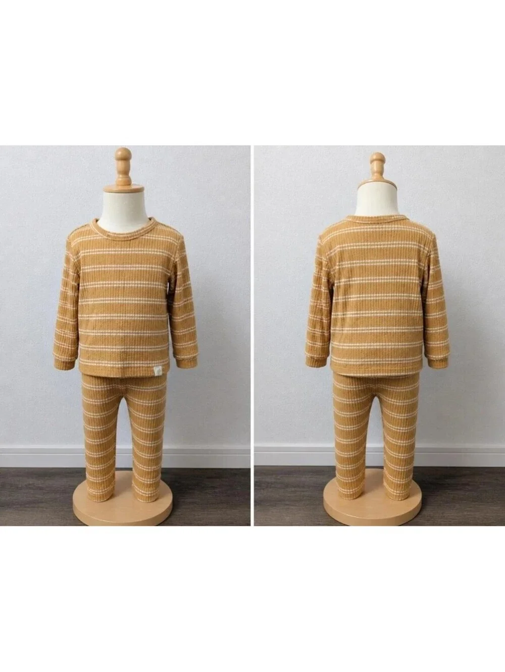 Baby Yellow Striped unisex 6 mo Carter's 2 piece top and pant