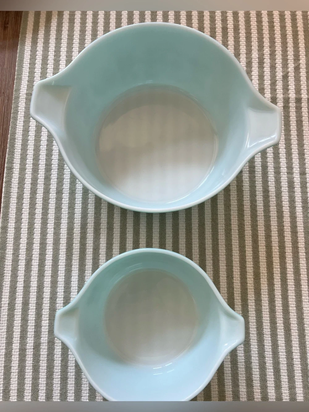 Pyrex bowls well
