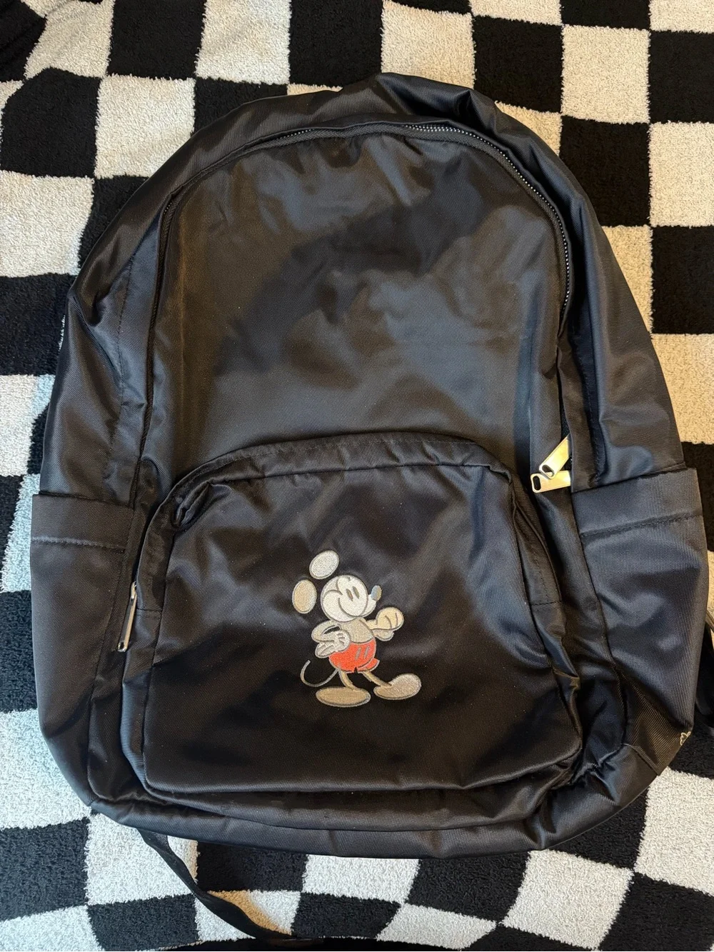 Disney Black Backpack Mickey and friends genuine mousewear collection