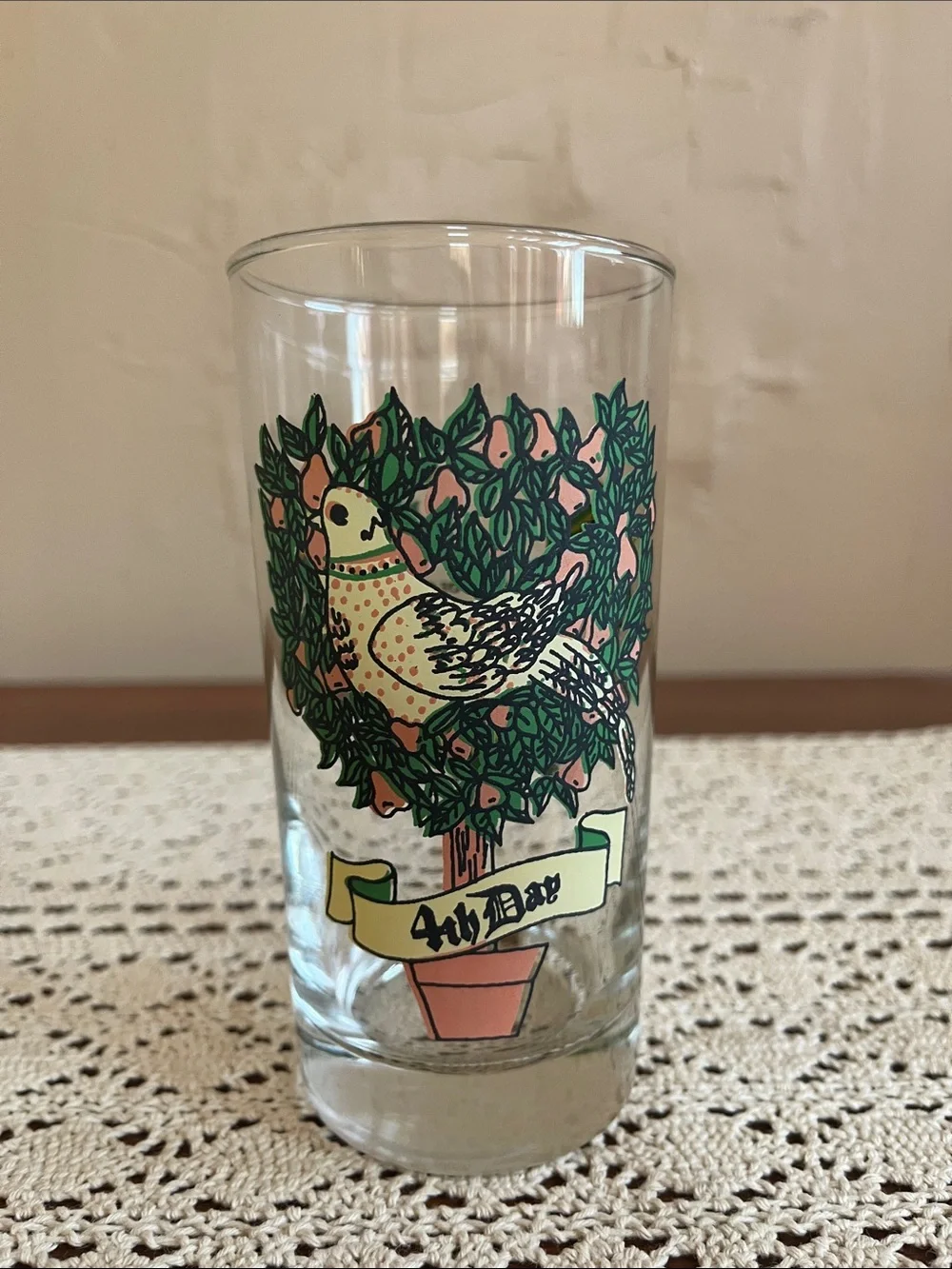 Libby’s Twelve Day Of Christmas Drinking Glasses brighten your