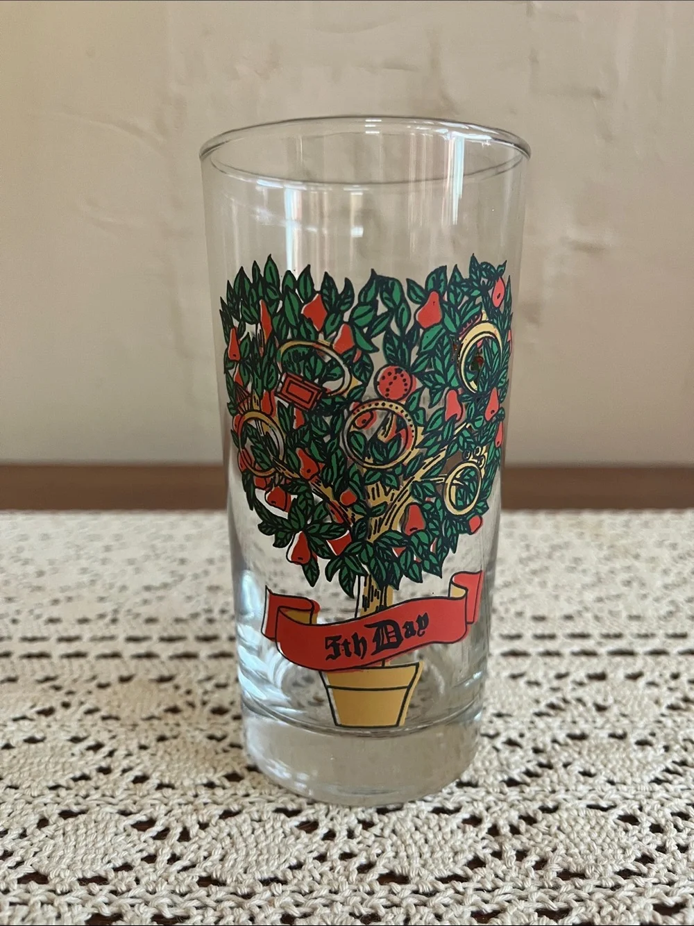 Libby’s Twelve Day Of Christmas Drinking Glasses brighten your