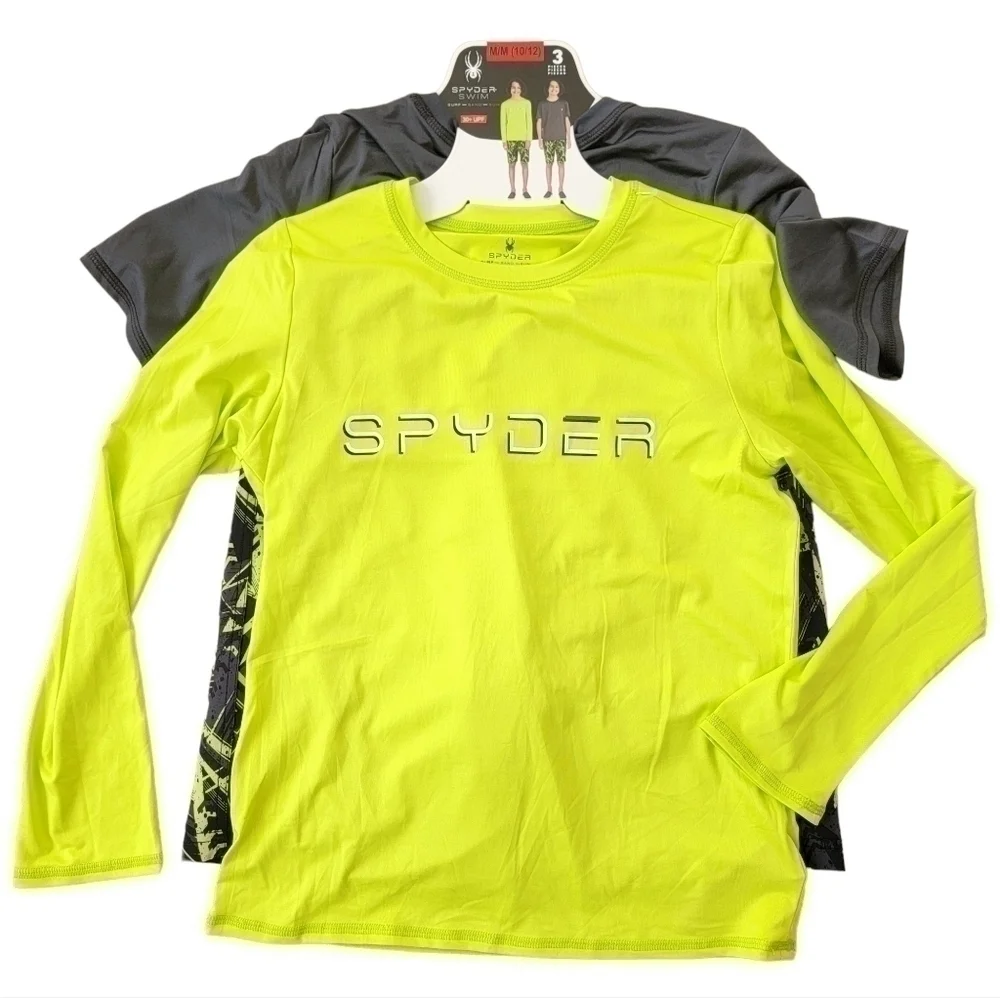 🛑 2 / $40 Sale! SPYDER 3 Piece Surf Sand Sun Swim Set - Size: Large (14/16) NWT