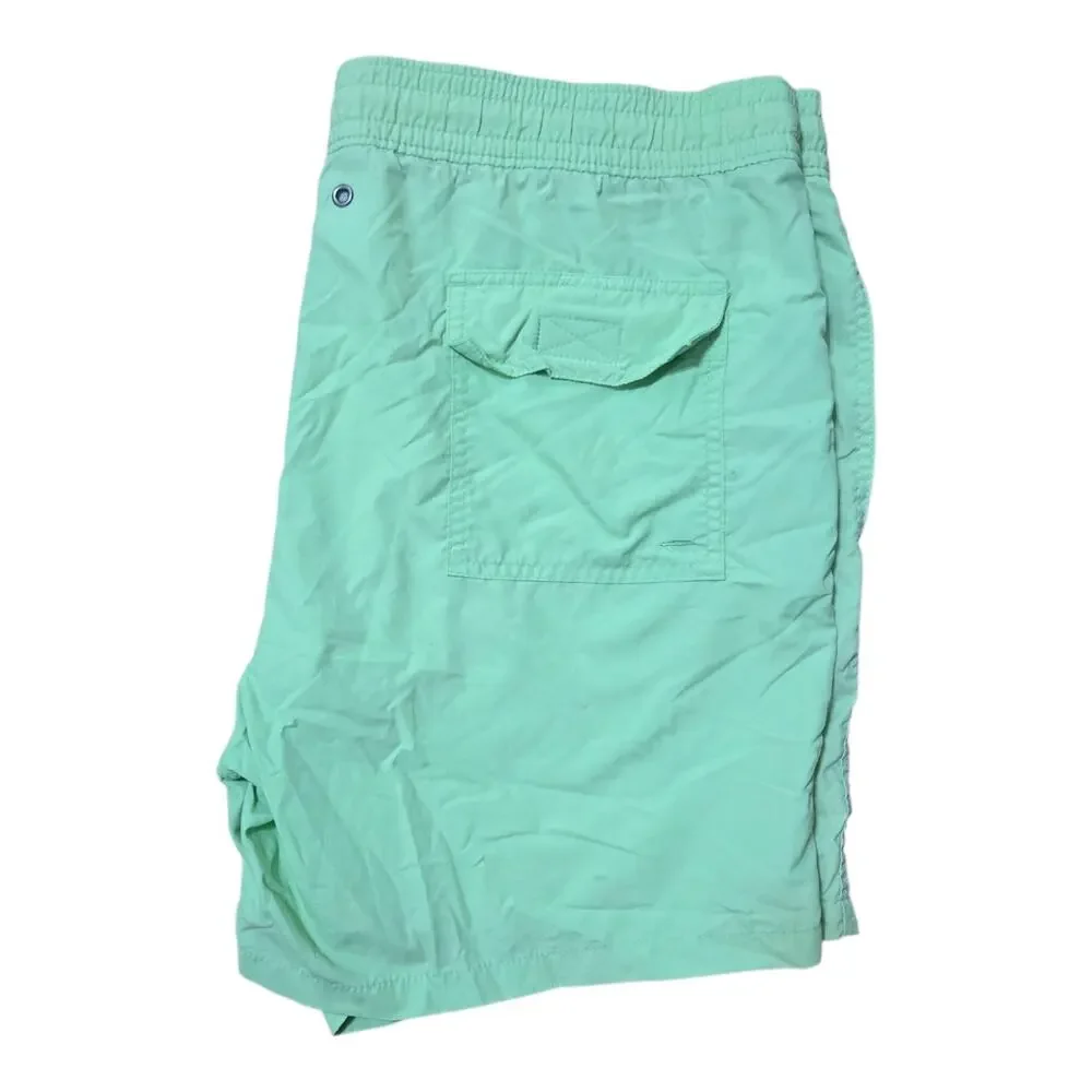 Polo Ralph Lauren Men's Large Swim Trunks Mint Green Board Shorts Pony Logo L