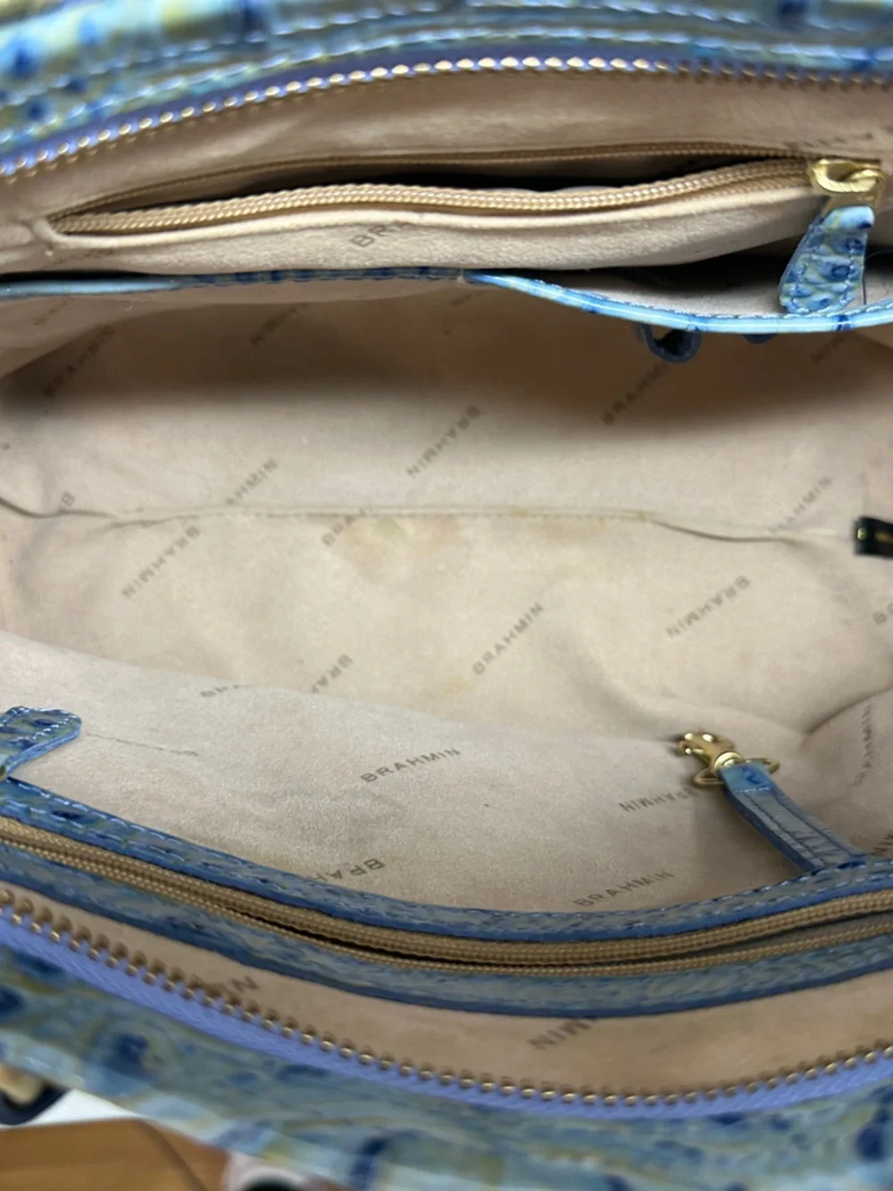 N/A croc embossed