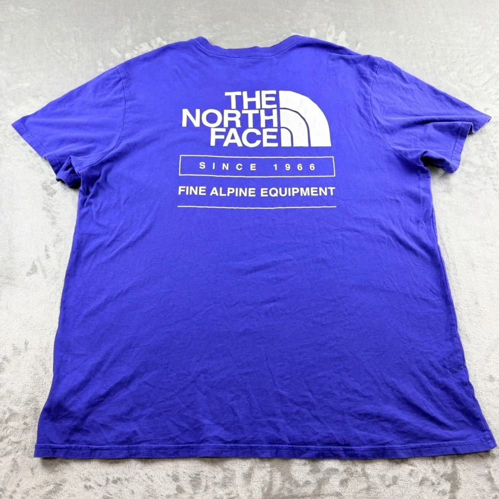 The North Face Men's XL Purple Fine Alpine Equipment Graphic T-Shirt