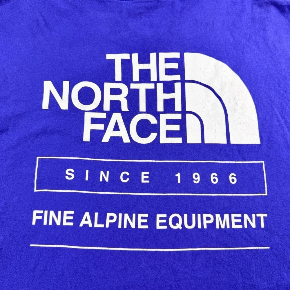 The North Face Men's XL Purple Fine Alpine Equipment Graphic T-Shirt