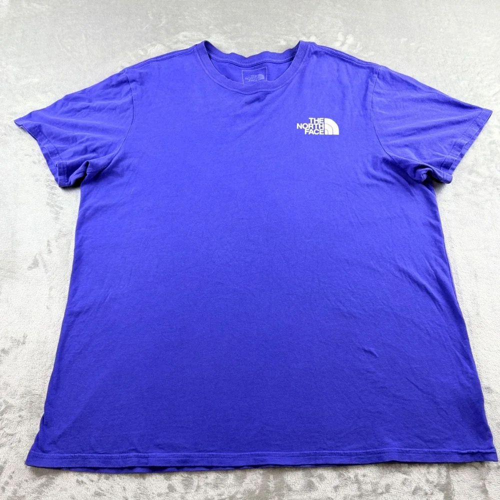 The North Face Men's XL Purple Fine Alpine Equipment Graphic T-Shirt