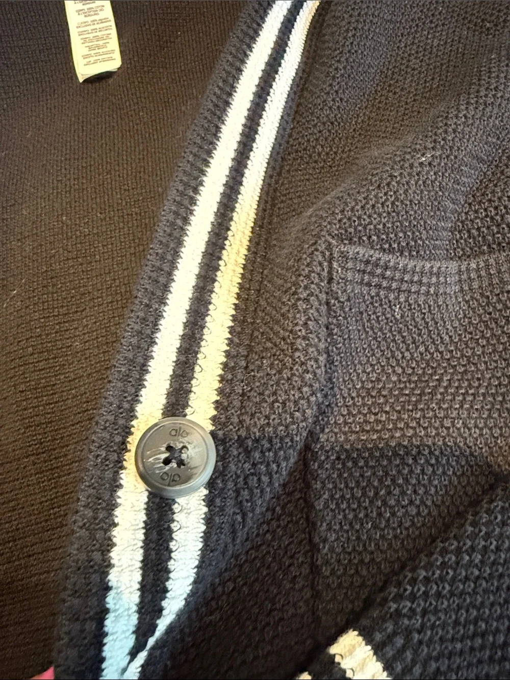 Alo yoga Tennis club sweater knit cardigan