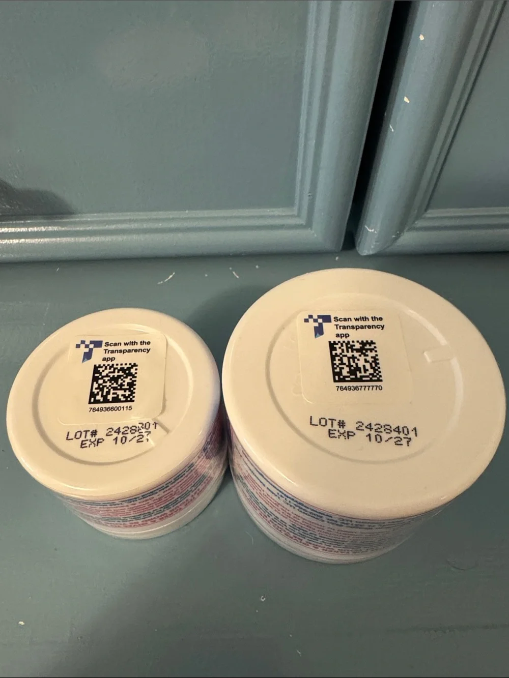 Egyptian Magic moisturize expiration containers