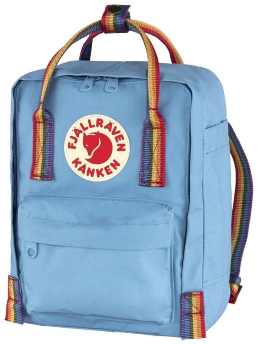 Fjällräven Kånken Blue and Rainbow Mini Backpack