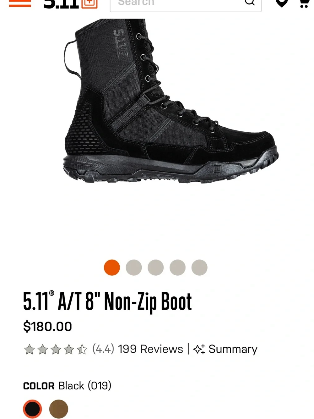 New with tag sz 13 5.11® A/T 8