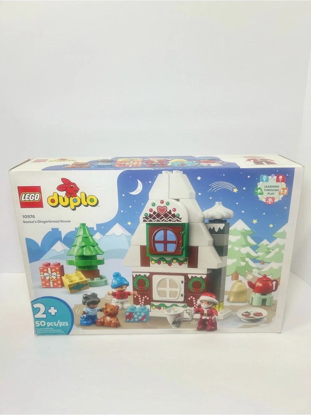 Lego Duplo Santas Gingerbread House 10976 Christmas Holiday Set W/ Box Complete