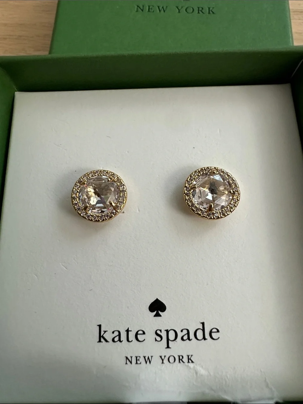 Kate Spade New York Pave Round Stud Earrings