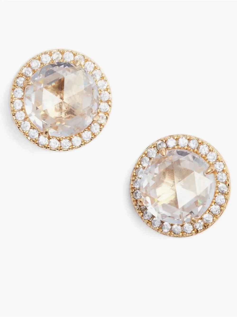 Kate Spade New York Pave Round Stud Earrings