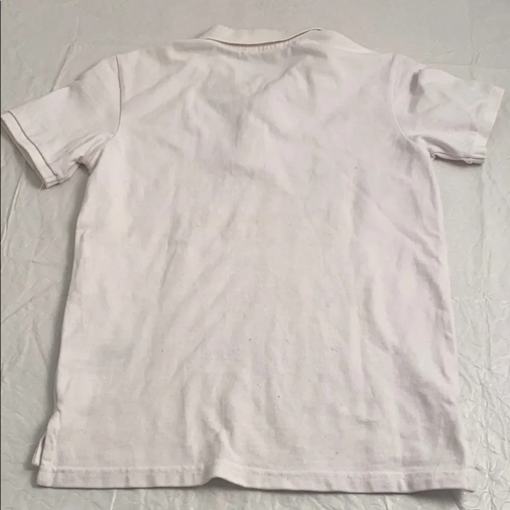 Gap white pique short sleeve polo shirt XL = 12