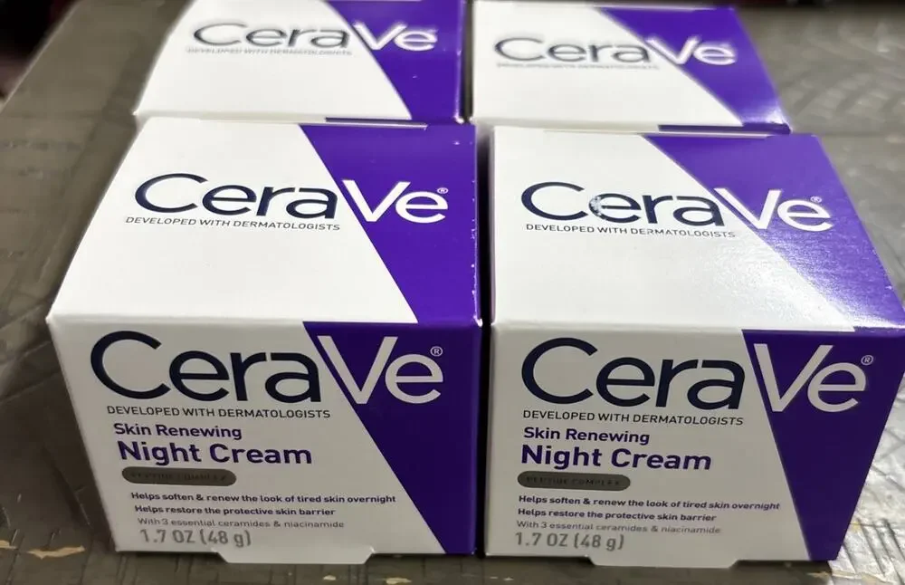 4 PACK Cerave Skin Renewing Night Cream - 1.7oz