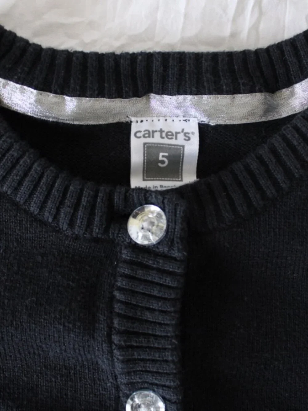 Carters black knit