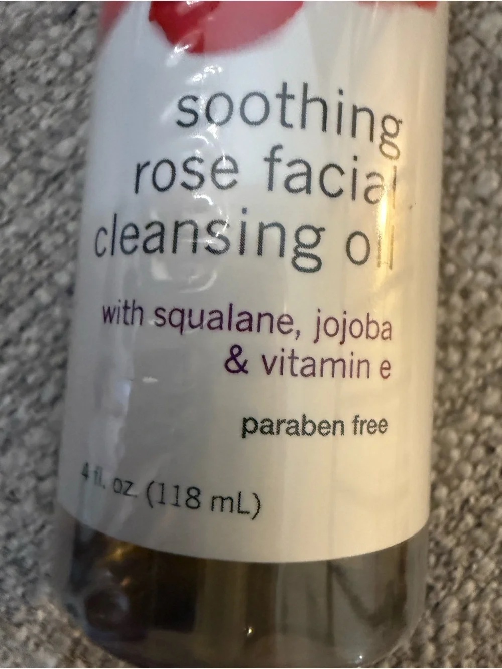 New/sealed NOW Solutions Soothing Rose Facial wCleansing Oil