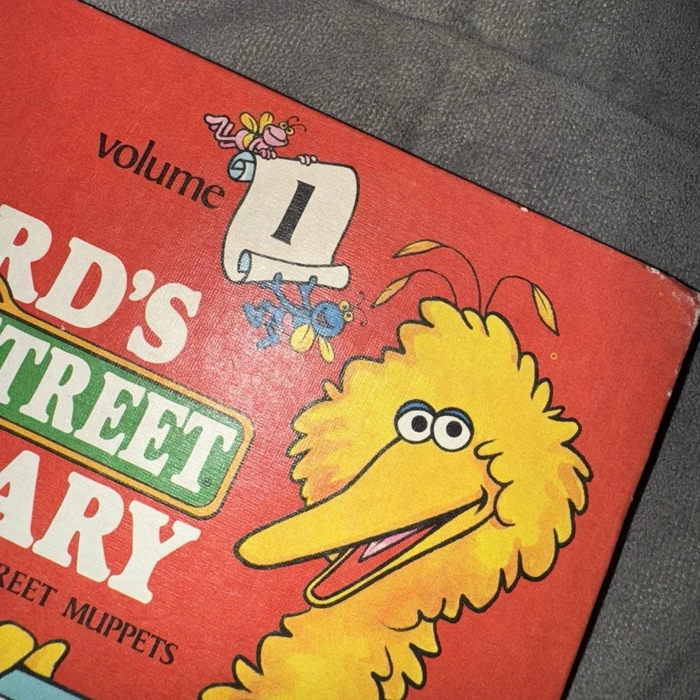 Big Bird's Sesame‎ Street Dictionary Books 1, 3, 4, 5, 7 1981 Hardcover