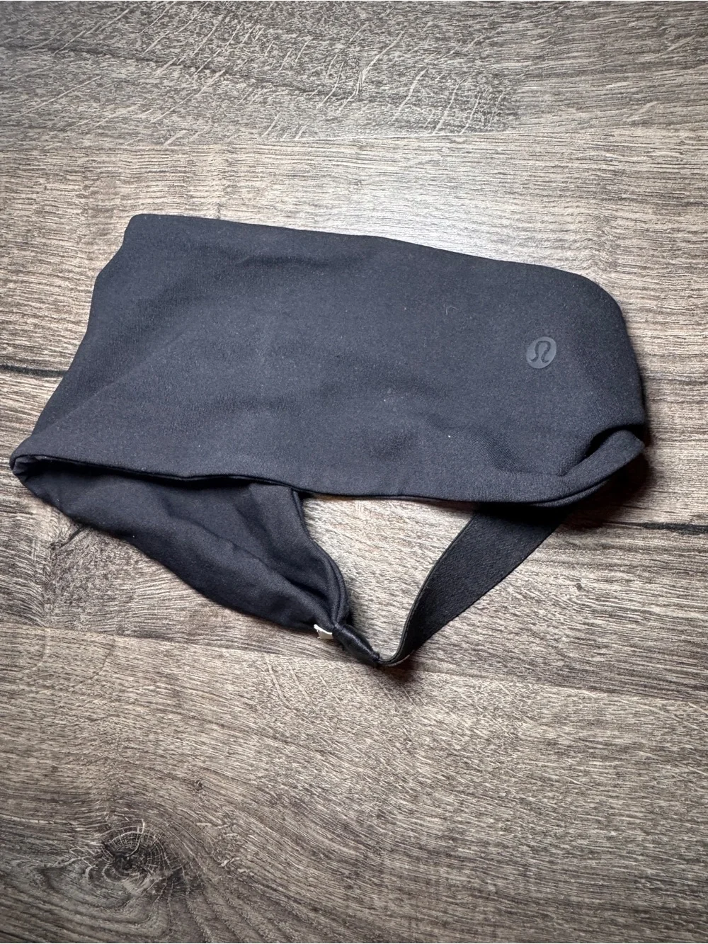 Lululemon Black Headband with Logo