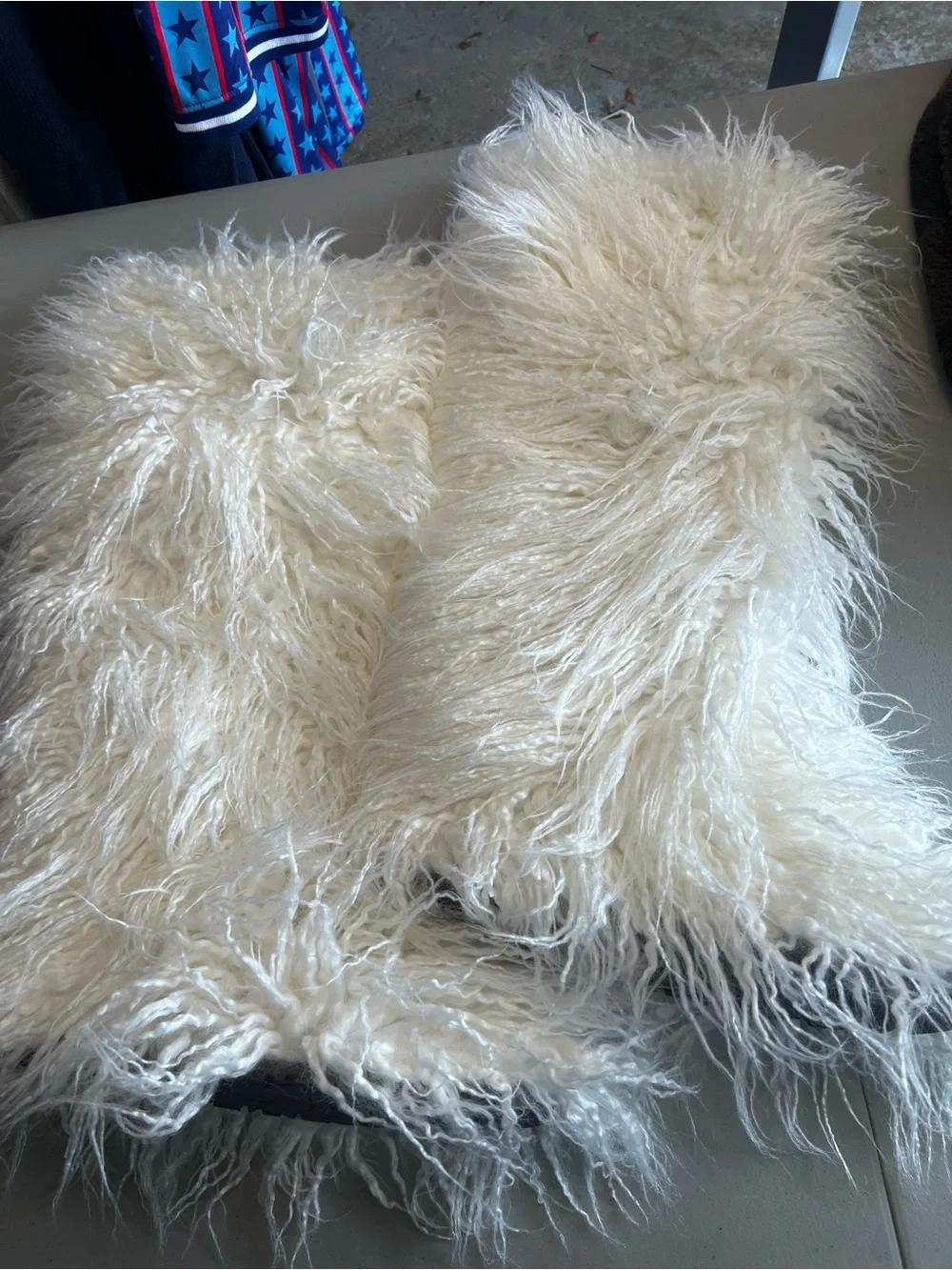Cream Faux Fur Throw Pillow Cover - Premium Home Accent