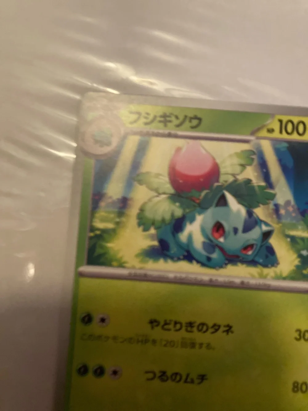 Pokemon Green and Blue Ivysaur Trading Card Japanese