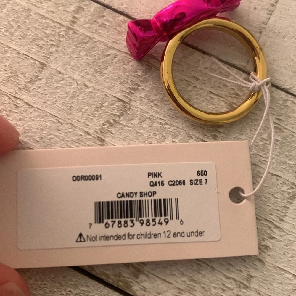 Nwt Kate spade candy shop candy ring size 7