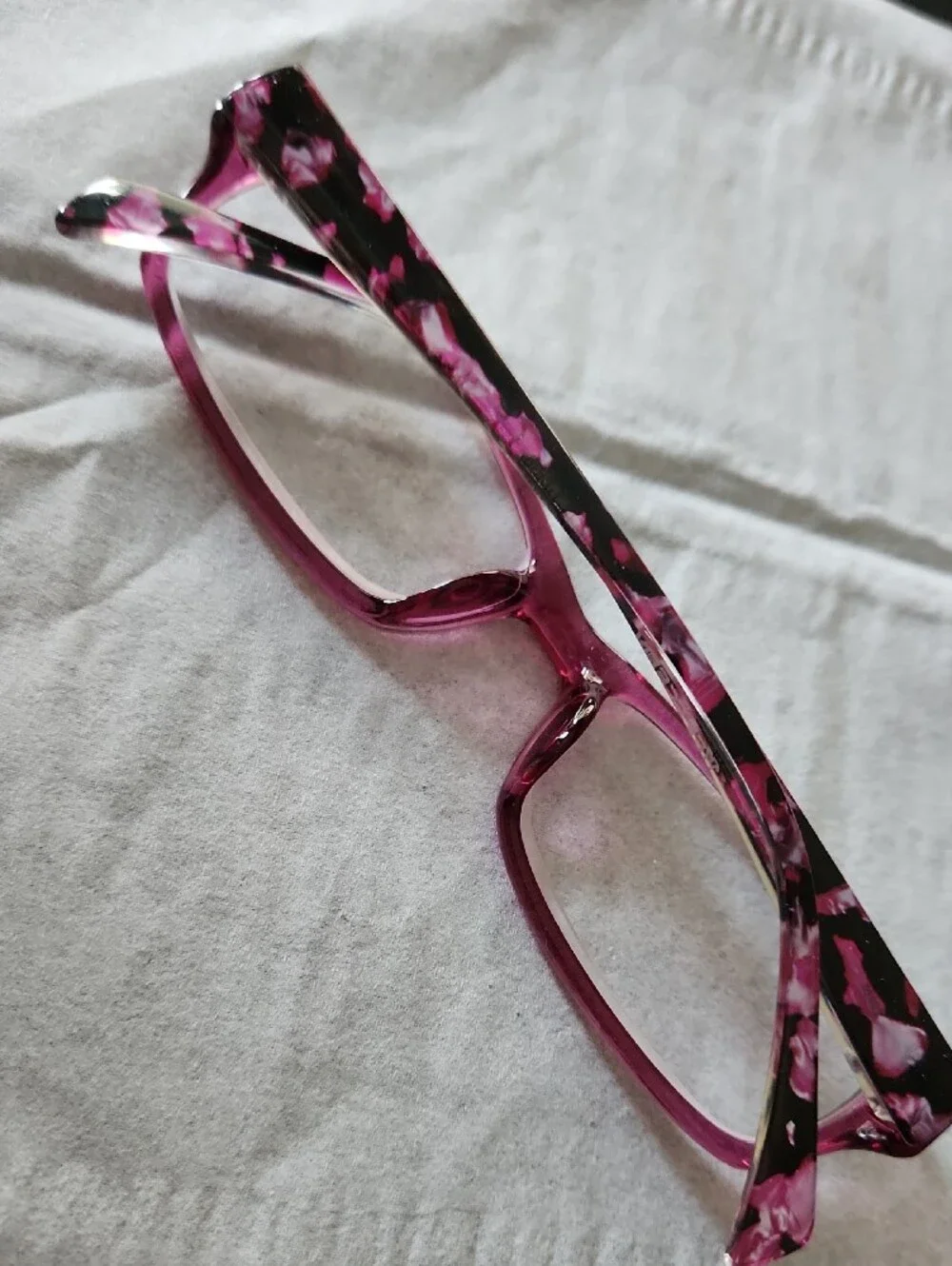 NEW Women Reading Glasses Ladies Purple Spring Hinge Readers 2.0 Resin Case