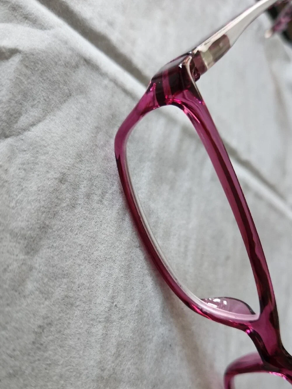 NEW Women Reading Glasses Ladies Purple Spring Hinge Readers 2.0 Resin Case