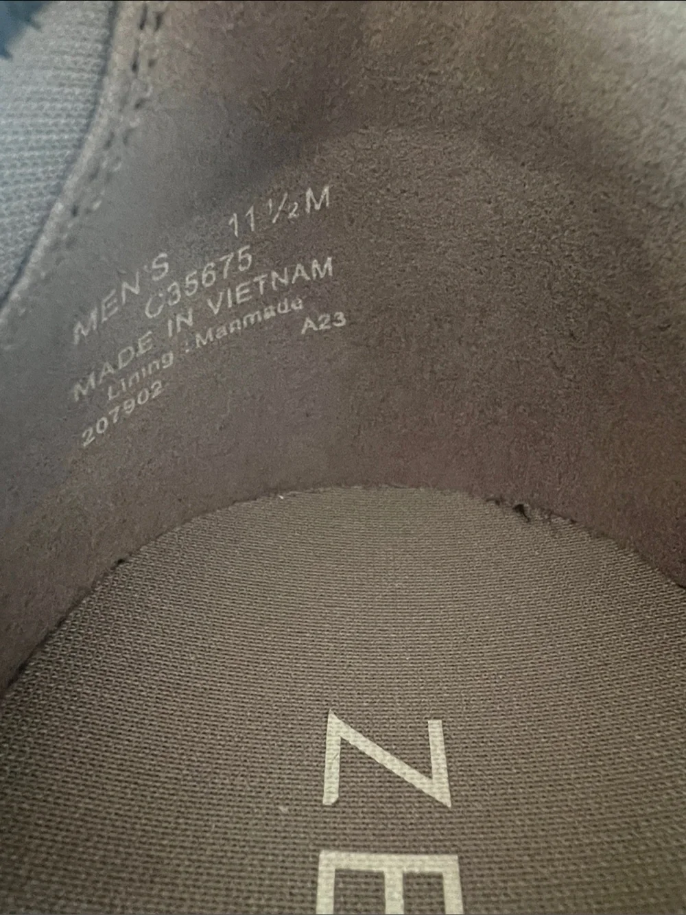 Cole Haan worn sneaker