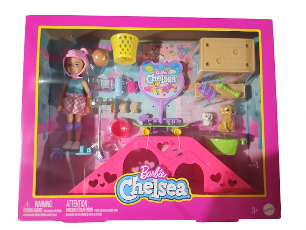 Barbie Chelsea Doll & Skate Park Playset  NWT