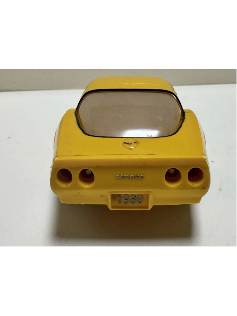 ERTL 1980 Corvette Dealer Promo Yellow Screw Bottom - Vintage