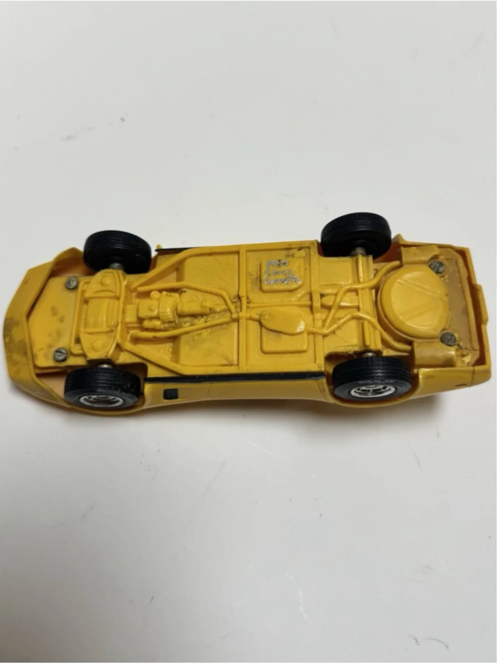 ERTL 1980 Corvette Dealer Promo Yellow Screw Bottom - Vintage